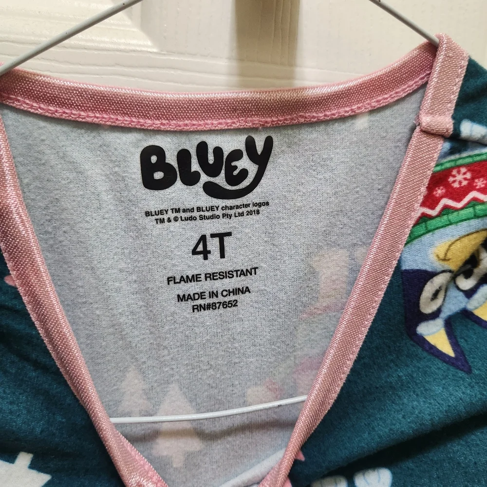 3 Disney Gowns & 1 Bluey Gown, Size 4, Total 3 Gowns